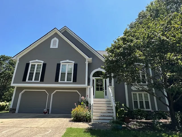 After siding and trim project in Powder Springs