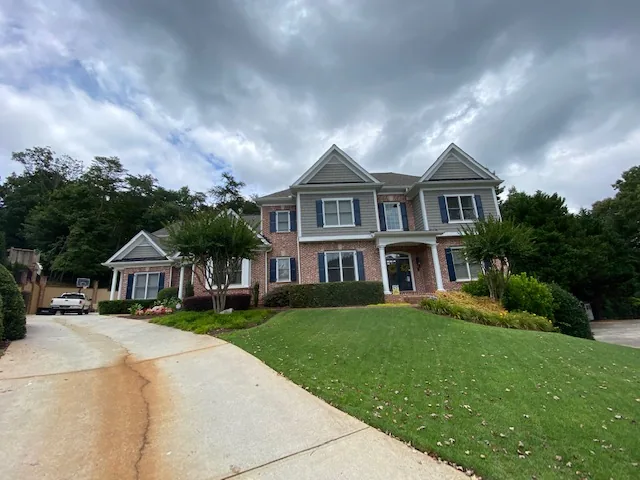 Before residential window replacement project in Marietta