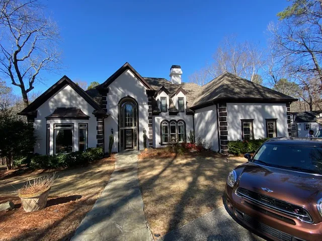 After exterior renovation project in Roswell